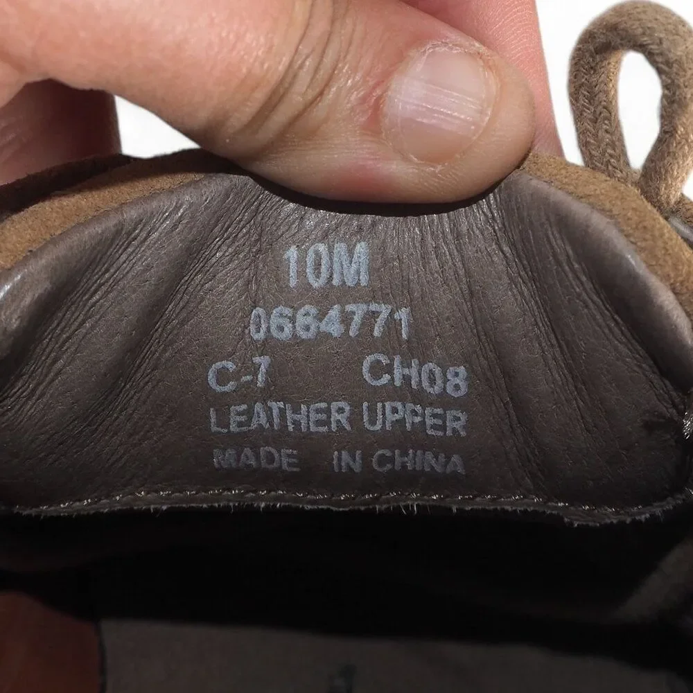 Sperry Top-Sider Lace-up Suede Waterproof Derby Oxfords 0664771 Brown Men's‎ 10M